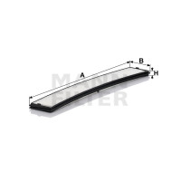 Фильтр салона MANN-FILTER CU 6724